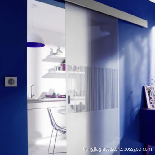 Sliding Tempered Glass Door